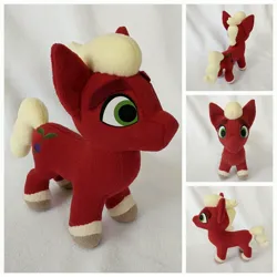 Size: 3264x3264 | Tagged: safe, artist:fleecefriendship, derpibooru import, sprout cloverleaf, earth pony, pony, g5, image, irl, jpeg, male, photo, plushie, stallion