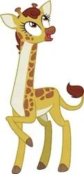 Size: 156x321 | Tagged: safe, derpibooru import, clementine, giraffe, image, jpeg, simple background, solo, white background