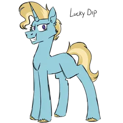 Size: 900x900 | Tagged: safe, artist:fuckomcfuck, derpibooru import, oc, oc:lucky dip, pony, unicorn, image, parent:oc:doodles, parent:trixie, png, simple background, solo, transparent background