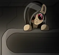 Size: 930x859 | Tagged: safe, artist:undisputed, derpibooru import, oc, oc:dahlia do, unofficial characters only, pegasus, fanfic, bunk bed, fanfic art, frown, image, jpeg, pegasus oc, stare, wings