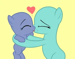 Size: 3000x2370 | Tagged: suggestive, anonymous artist, derpibooru import, earth pony, pony, age difference, base, derpibooru exclusive, drool, drool string, eyes closed, female, filly, foal, french kiss, image, kissing, lesbian, love, mare, mare on filly, passionate, png, simple, simple background, tongue out, underage