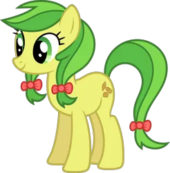Size: 5242x5331 | Tagged: safe, artist:starryshineviolet, derpibooru import, apple fritter, earth pony, pony, absurd resolution, apple family member, bow, female, gameloft, hair bow, image, mare, png, simple background, transparent background, vector