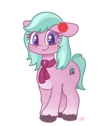 Size: 1849x2160 | Tagged: safe, artist:limitmj, derpibooru import, earth pony, pony, g5, dahlia, female, image, mare, png, signature, simple background, solo, text, white background
