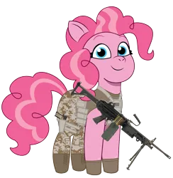 Size: 1753x1799 | Tagged: safe, artist:edy_january, artist:prixy05, derpibooru import, edit, vector edit, pinkie pie, earth pony, pony, g5, my little pony: tell your tale, armor, body armor, boots, call of duty, call of duty: modern warfare 2, clothes, gloves, gun, handgun, heavy, image, m1911, m249, machine gun, machinegunner, marine, marines, military, military pony, military uniform, operator, pistol, png, sabotage, shoes, simple background, soldier, soldier pony, solo, special forces, tactical, tactical pony, tactical vest, task forces 141, transparent background, uniform, united states, usmc, vector, vest, weapon