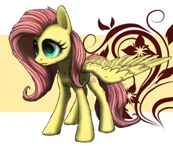 Size: 880x741 | Tagged: safe, artist:solixy406, derpibooru import, fluttershy, pegasus, image, png, simple background, solo, spread wings, wings