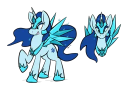 Size: 2287x1611 | Tagged: safe, artist:virmir, oc, oc:snowmare doom, unofficial characters only, alicorn, pony, comic:so you've become a pony villain, antagonist, female, image, mare, png, reference sheet, simple background, solo, transparent background