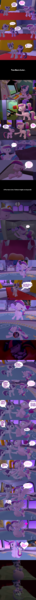 Size: 1280x21600 | Tagged: suggestive, artist:lilfluttertrap, derpibooru import, princess cadance, twilight sparkle, twilight velvet, alicorn, pony, unicorn, 3d, babysitting, bow, butt, comic, female, filly, filly pred, filly prey, foal, hungry, image, internal, mare, mare pred, mare prey, mother and child, mother and daughter, plot, png, sleepeating, sleeping, sleepwalking, source filmmaker, tail, tail bow, tail sticking out, tongue out, unaware pred, vore, voreception, younger