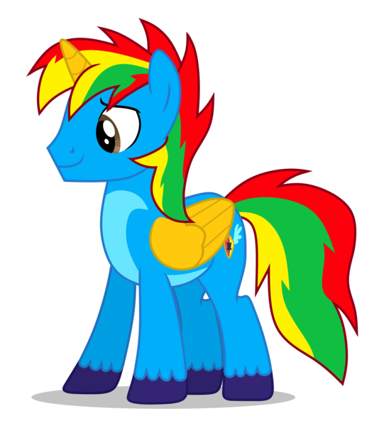 Size: 4000x4433 | Tagged: safe, artist:creedyboy124, derpibooru import, oc, oc:shield wing, unofficial characters only, alicorn, pony, image, male, png, simple background, smiling, solo, stallion, transparent background, vector