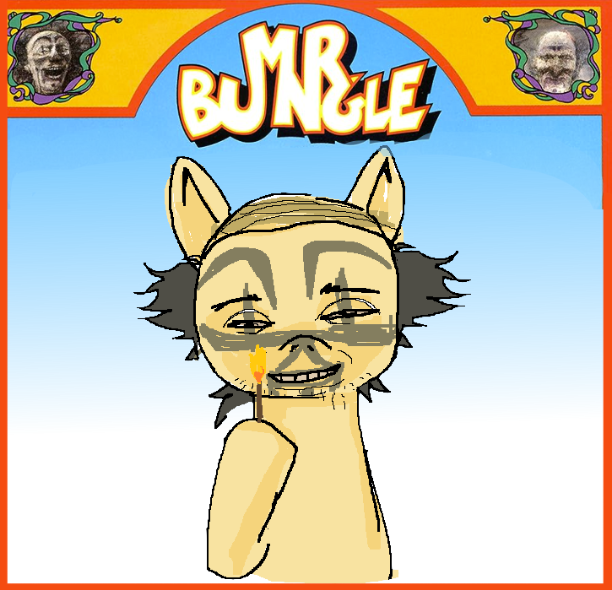 Size: 612x590 | Tagged: safe, artist:anonymare, derpibooru import, pony, album cover, album parody, crossover, image, mike patton, mr bungle, png, solo