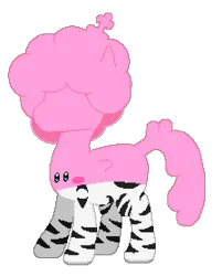 Size: 672x834 | Tagged: safe, alternate version, artist:minus, derpibooru import, oc, oc:zeebs, unofficial characters only, pony, zebra, 2022, afro, colored, derpibooru exclusive, eaten alive, full body, image, kirby, kirby (series), male, pixel art, png, simple background, solo, stallion, standing, stripes, tail, tail wrap, transparent background, vore, white mane, zebra oc