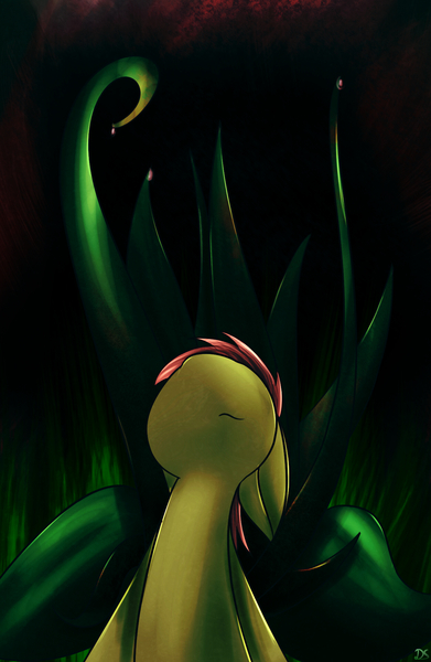 Size: 1250x1920 | Tagged: safe, artist:dshou, derpibooru import, oc, unofficial characters only, pony, 30 minute art challenge, bust, dark, image, jpeg, looking up, solo, vine