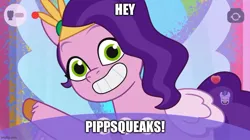 Size: 888x499 | Tagged: safe, derpibooru import, screencap, pipp petals, pegasus, pony, g5, my little pony: tell your tale, hey pippsqueaks, image, jpeg, pippsqueaks forever