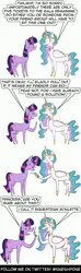 Size: 1000x3400 | Tagged: safe, artist:sneshpone, derpibooru import, princess celestia, twilight sparkle, alicorn, pony, unicorn, season 1, the ticket master, alternate scenario, comic, dialogue, duo, duo female, female, g4, gun, image, jpeg, mare, russian roulette, speech bubble, this will end in death, this will end in tears, this will end in tears and/or death, unicorn twilight, weapon