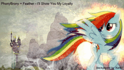 Size: 1280x720 | Tagged: safe, artist:eytosh, artist:feather-ponyart, artist:hellswolfeh, artist:karl97885, artist:phonybrony, derpibooru import, rainbow dash, pegasus, pony, 2014, absurd file size, animated, artifact, brony music, canterlot castle, downloadable, downloadable content, female, g4, image, link in description, lyrics in the description, mare, music, nostalgia, old art, old video, raised hoof, solo, sound only, spread wings, video, wallpaper, webm, wings, youtube, youtube link, youtube video