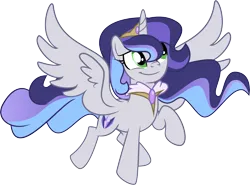 Size: 6738x4986 | Tagged: safe, artist:shootingstarsentry, derpibooru import, oc, oc:celestial harvest, unofficial characters only, alicorn, pony, absurd, female, image, mare, offspring, parent:king sombra, parent:princess celestia, parents:celestibra, png, simple background, solo, transparent background
