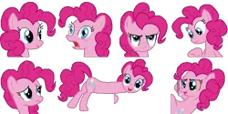 Size: 576x288 | Tagged: safe, artist:scootaloormayfly, derpibooru import, pinkie pie, earth pony, pony, angry, breaking the fourth wall, drugs, g4, image, marijuana, pixel art, png, rpg maker, sad, simple background, sprite, sprite sheet, surprised, transparent background