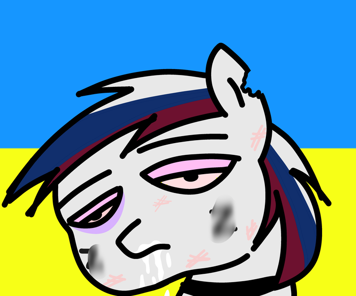 Size: 3830x3178 | Tagged: safe, derpibooru import, oc, oc:marussia, ponified, pony, flag, image, nation ponies, png, russia, ukraine