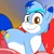 Size: 890x890 | Tagged: safe, artist:rupert, derpibooru import, oc, oc:rupert the blue fox, ponified, unofficial characters only, earth pony, fox, fox pony, hybrid, original species, pony, balloon, balloon clip, balloon fetish, balloon riding, chubby, coat markings, colored back, cropped, cutie mark, fetish, icon, image, lying down, male, ocbetes, on top, pale belly, party balloon, png, ponified oc, pose, prone, red balloon, rupertbetes, simple background, smiling, socks (coat marking), solo, squishy, stallion, tail, that pony sure does love balloons, three toned mane, transparent background, two toned tail