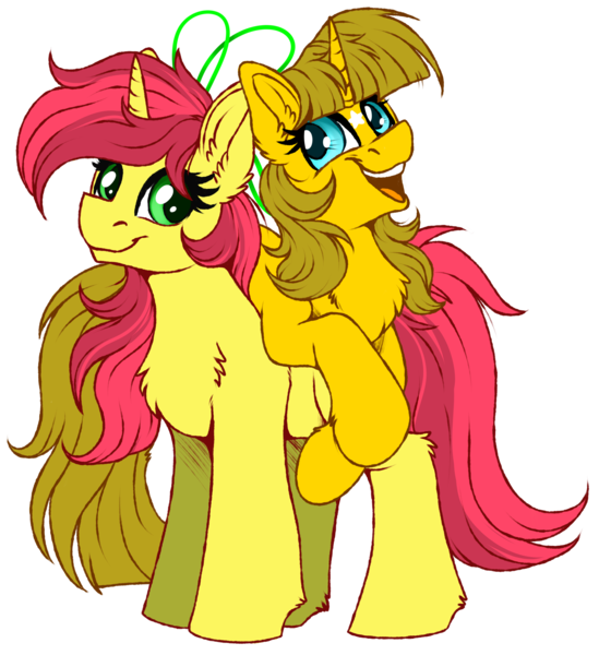 Size: 2628x2872 | Tagged: safe, artist:julunis14, derpibooru import, oc, oc:ayza, oc:baatochan, pony, unicorn, derpibooru community collaboration, 2024 community collab, bow, coat markings, couple, cute, derpibooru exclusive, facial markings, female, high res, image, lesbian, looking at each other, looking at someone, mare, png, shipping, simple background, socks (coat marking), star (coat marking), transparent background