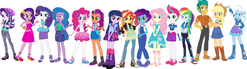 Size: 3811x1077 | Tagged: safe, artist:tylerajohnson352, derpibooru import, applejack, fluttershy, hitch trailblazer, izzy moonbow, pinkie pie, pipp petals, rainbow dash, rarity, starlight glimmer, sunny starscout, sunset shimmer, trixie, twilight sparkle, zipp storm, human, equestria girls, g5, equestria girls-ified, female, g4, g5 to equestria girls, g5 to g4, generation leap, hitch and his heroine, image, izzy and her heroine, male, misty and her heroine, misty brightdawn, pipp and her heroine, png, simple background, sunny and her heroine, transparent background, vector, zipp and her heroine