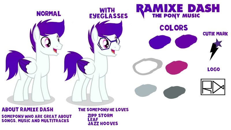 Size: 2560x1440 | Tagged: safe, artist:ramixe dash, derpibooru import, oc, oc:ramixe dash, pegasus, pony, glasses, image, jpeg, logo, male, simple background, solo, white background