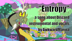 Size: 1280x720 | Tagged: safe, artist:awkwardmarina, derpibooru import, discord, draconequus, 2014, animated, artifact, brony history, brony music, downloadable, downloadable content, g4, image, link in description, lyrics in the description, male, music, nostalgia, old art, old video, solo, video, webm, youtube, youtube link, youtube thumbnail, youtube video