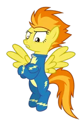 Size: 4000x6000 | Tagged: safe, artist:gypsykumquat, derpibooru import, spitfire, pegasus, wonderbolts academy, .svg available, absurd resolution, clothes, crossed hooves, female, flying, g4, image, inkscape, png, show accurate, show accurate clothing, simple background, solo, transparent background, uniform, vector, wonderbolts, wonderbolts uniform