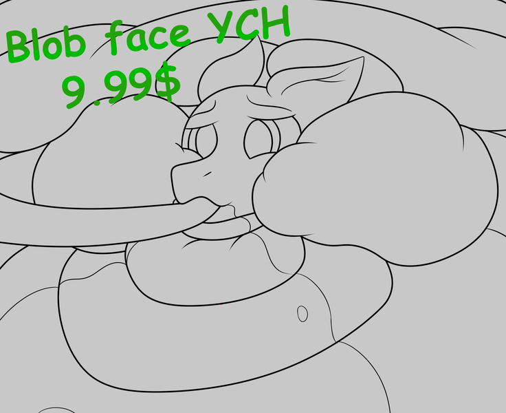 Size: 2228x1816 | Tagged: questionable, artist:strange tartlet, derpibooru import, pony, blob, commission, fat, force feeding, hose, image, immobile, messy eating, morbidly obese, obese, png, solo, weight gain, your character here