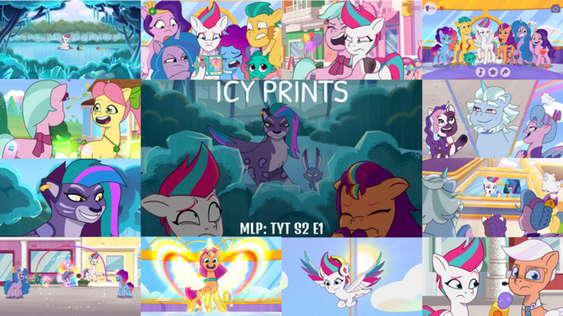 Size: 1996x1123 | Tagged: safe, derpibooru import, edit, edited screencap, screencap, alphabittle (g5), cloudpuff, hitch trailblazer, izzy moonbow, pipp petals, posey (g5), queen haven, sparky sparkeroni, sunny starscout, violette rainbow, zipp storm, g5, my little pony: tell your tale, spoiler:g5, spoiler:my little pony: tell your tale, allura, alpine aspen, cherry prancer, dahlia, icy prints, image, mane five, misty brightdawn, png, señor butterscotch, skye silver