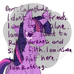 Size: 1991x1991 | Tagged: safe, artist:soxoncats, derpibooru import, twilight sparkle, pony, unicorn, female, image, meme, old art, png, solo, solo female, twilight sparkle is not amused, unamused, unicorn twilight, writing