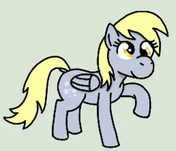 Size: 258x222 | Tagged: safe, derpibooru import, derpy hooves, pegasus, pony, dock, female, g4, image, mare, picture for breezies, png, simple background, solo, tail