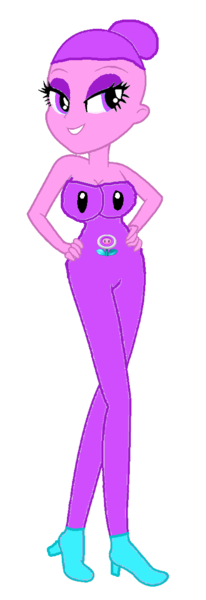 Size: 400x1166 | Tagged: suggestive, artist:mario101, derpibooru import, oc, oc:bubble floria, unofficial characters only, human, equestria girls, humanized, image, png, power up gals, power-up, simple background, solo, super mario bros., transparent background