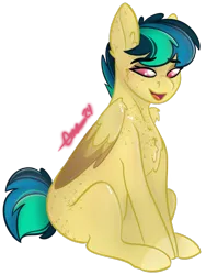 Size: 946x1261 | Tagged: safe, artist:trashpanda czar, derpibooru import, oc, oc:apogee, unofficial characters only, pegasus, pony, cheek fluff, chest fluff, ear fluff, female, freckles, image, mare, png, simple background, sitting, transparent background, wings