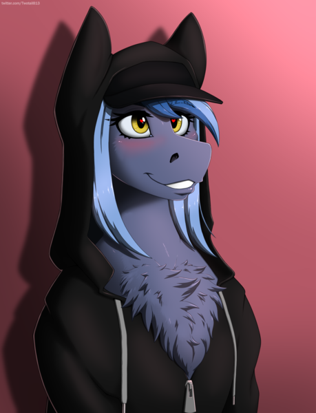 Size: 2000x2615 | Tagged: safe, artist:twotail813, derpibooru import, oc, oc:pixi feather, unofficial characters only, pony, bust, clothes, female, fluffy, heart, heart eyes, image, png, portrait, smiling, solo, solo female, wingding eyes