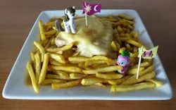 Size: 3264x2041 | Tagged: safe, artist:jaybugjimmies, artist:pony4koma, derpibooru import, raven, spike, dragon, pony, unicorn, asserting dominance, blind bag, blind bag pony, bread, canterlot, cute, egmont, egmont pony, fast food, female, flag, food, francesinha (food), french fries, fried egg, image, irl, jpeg, male, mare, meat, photo, plate, ponies in food, ponyville, ravenbetes, sauce, secretary, ship:ravenspike, shipping, spikabetes, straight, tiny, toothpick, toy