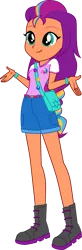 Size: 1263x3840 | Tagged: safe, artist:lhenao, derpibooru import, sunny starscout, human, equestria girls, g5, bag, clothes, converse, high heels, image, png, shoes