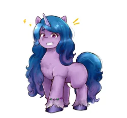 Size: 2460x2295 | Tagged: safe, artist:chinmissouri, derpibooru import, izzy moonbow, pony, unicorn, g5, bracelet, friendship bracelet, high res, image, jewelry, jpeg, simple background, white background