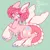 Size: 1240x1240 | Tagged: safe, artist:sainthorse, derpibooru import, pinkie pie, pony, seapony (g4), alternate design, dreadlocks, fins, image, png, redesign, simple background, smiling, solo, species swap, twitterina design