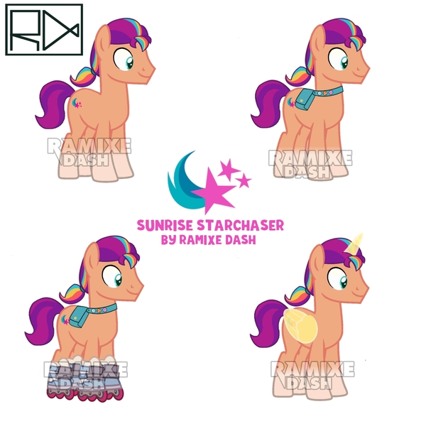 Size: 2560x2560 | Tagged: safe, artist:ramixe dash, derpibooru import, sunny starscout, alicorn, pony, g5, g4, g5 to g4, generation leap, image, jpeg, male, rule 63, simple background, solo, stallion, sun starchaser, white background