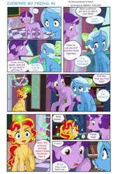 Size: 750x1087 | Tagged: safe, artist:jeremy3, derpibooru import, sunset shimmer, trixie, oc, pony, unicorn, comic:everfree my friend, comic, image, jpeg