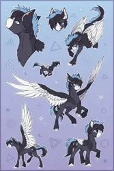 Size: 2400x3600 | Tagged: safe, artist:nocti-draws, derpibooru import, oc, unofficial characters only, pegasus, pony, image, pegasus oc, png, solo, wings