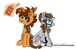 Size: 2177x1400 | Tagged: safe, artist:gotyx96, derpibooru import, roseluck, oc, oc:autumn falls, oc:dreamscape poet, unofficial characters only, pegasus, pony, unicorn, derpibooru community collaboration, 2024 community collab, bandana, book, braid, braided tail, cheek fluff, clothes, drawing, feather, female, glasses, image, male, pencil in mouth, png, scarf, simple background, sketchbook, striped scarf, tail, transparent background