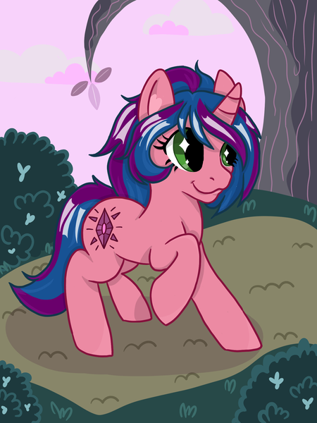 Size: 1500x2000 | Tagged: safe, artist:annuthecatgirl, derpibooru import, oc, oc:amethyst spark, unicorn, image, png, solo