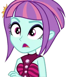 Size: 1274x1436 | Tagged: safe, derpibooru import, sunny flare, human, equestria girls, hasbro, image, looking at something, png, simple background, solo, transparent background
