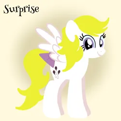 Size: 1400x1400 | Tagged: safe, artist:mlplary6, derpibooru import, surprise, pegasus, pony, g1, bow, female, image, looking at you, mare, png, smiling, smiling at you