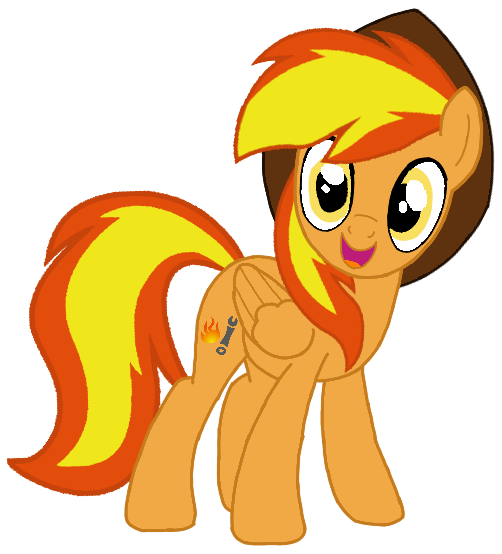 Size: 502x554 | Tagged: safe, artist:noi kincade, derpibooru import, oc, oc:firey ratchet, unofficial characters only, pegasus, pony, fedora, hat, image, male, png, simple background, solo, transparent background