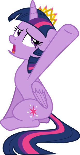 Size: 3000x5826 | Tagged: safe, artist:cloudy glow, derpibooru import, twilight sparkle, twilight sparkle (alicorn), alicorn, pony, crown, female, g4, image, jewelry, png, regalia, simple background, singing, solo, transparent background, you'll play your part