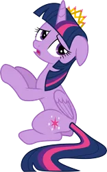 Size: 3000x4801 | Tagged: safe, artist:cloudy glow, derpibooru import, twilight sparkle, twilight sparkle (alicorn), alicorn, pony, crown, female, g4, image, jewelry, png, regalia, simple background, solo, transparent background, you'll play your part