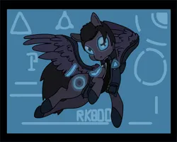 Size: 3119x2491 | Tagged: safe, derpibooru import, oc, oc:connor, ponified, unofficial characters only, android, pony, robot, agent 707, connor, detroit: become human, game, image, png