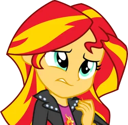 Size: 3059x3000 | Tagged: safe, artist:cloudy glow, derpibooru import, sunset shimmer, equestria girls, rainbow rocks, image, png, simple background, solo, transparent background, vector